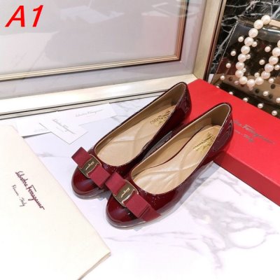 FERRAGAMO サルヴァトーレ フェラガモ ローヒール 完売必須☆お早めに ...