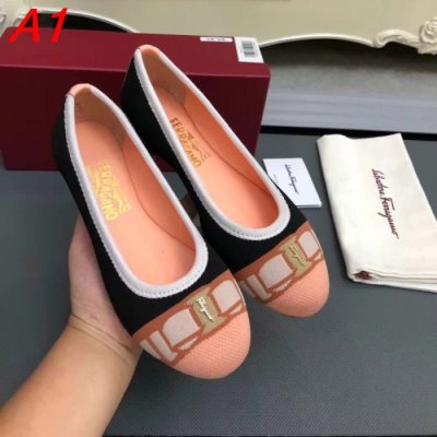 FERRAGAMO サルヴァトーレ フェラガモ ローヒール 人気確定 AQ