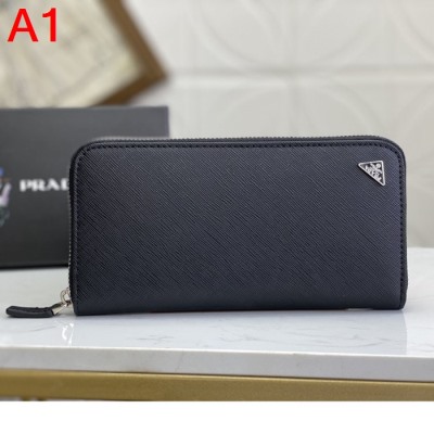 PRADA プラダ 財布 メンズ 首胸ロゴ AM