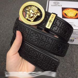 有名人同じアイテム ヴェルサーチVERSACE 大胆なデザイン ベルト2色可選