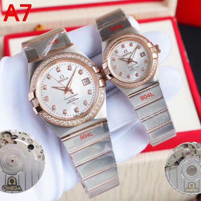 オメガ OMEGA 時計 ウォッチ 先行入手 メンズ38*10.5/レディース27*10.5mm