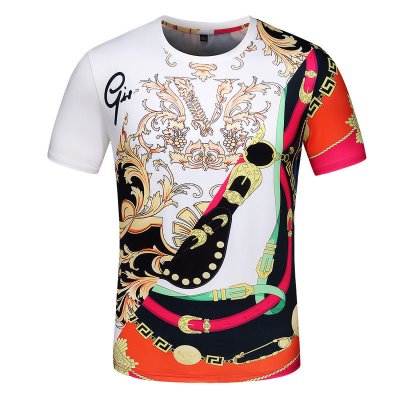 VERSACE ヴェルサーチェ 欧米韓流/雑誌シリーズ 2021SS 半袖Tシャツ M*L*XL*XXL*3XL