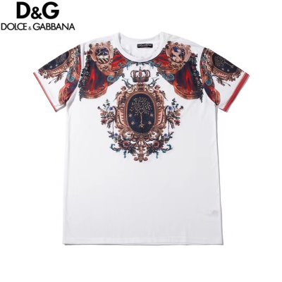 DOLCE＆GABBANA ドルチェ＆ガッバーナ ふわふわ生地は肌触りのよい 2021SS 半袖Tシャツ M*L*XL*XXL
