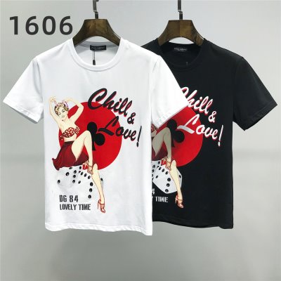DOLCE＆GABBANA ドルチェ＆ガッバーナ ★安心★追跡付 2021SS 半袖Tシャツ M*L*XL*2XL*3XL