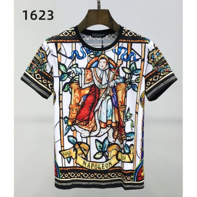 DOLCE＆GABBANA ドルチェ＆ガッバーナ 首胸ロゴ 2021SS 半袖Tシャツ M*L*XL*2XL*3XL