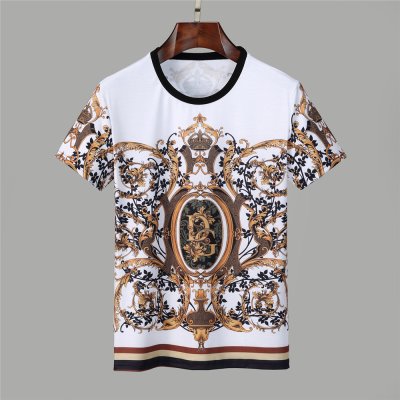 DOLCE＆GABBANA ドルチェ＆ガッバーナ 足下注目してくれる 2021SS 半袖Tシャツ M*L*XL*2XL*3XL