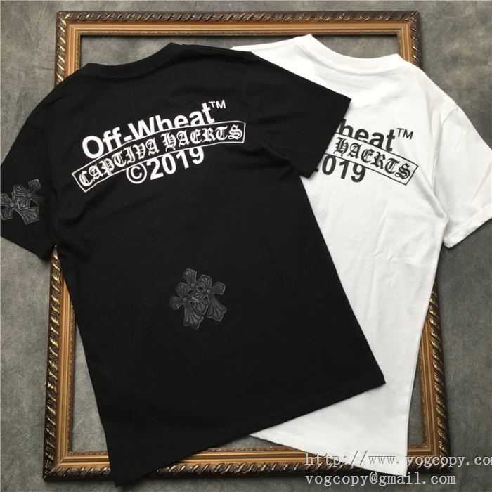 2色可選 男女兼用クロムハーツ CHROME HEARTS 半袖Tシャツ 《2020年》今、注目のストリート 海外セレブは大人気