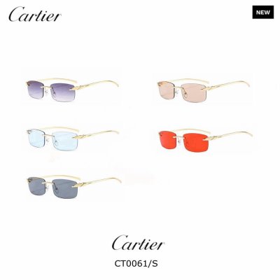 CARTIER カルティエ サングラス/眼鏡/メガネ/透明サングラス·眼鏡のフレーム 大人のおしゃれに