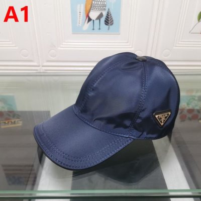 調節可能 PRADA プラダ キャップ/帽子 着痩せゆったり