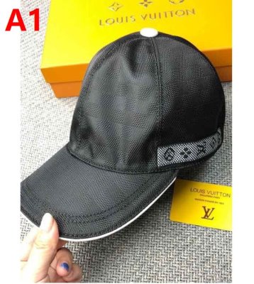 調節可能 LOUIS VUITTON ルイヴィトン キャップ/帽子 着痩せゆったり