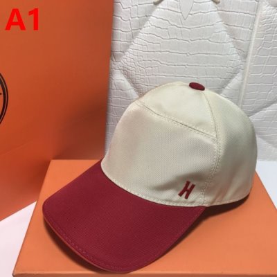 調節可能 HERMES エルメス キャップ/帽子 保温性が高く手触りもよい