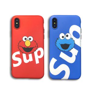 2色可選iphone8iphone8 plus 上品キレイケース カバーシュプリーム SUPREME18ＳＳ美品