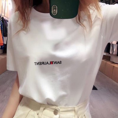 YSL イヴ サンローラン 半袖Tシャツ 最新商品即完売必至