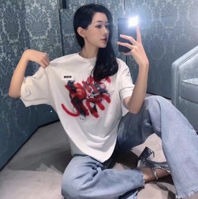 MIU MIU ミュウミュウ 半袖Tシャツ コットン100％肌着