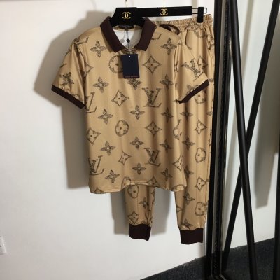 LOUIS VUITTON ルイヴィトン 半袖上下セット 人気売れ筋ファッション通販