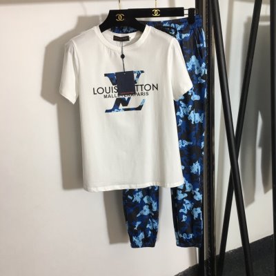 LOUIS VUITTON ルイヴィトン 半袖上下セット 着痩せゆったり