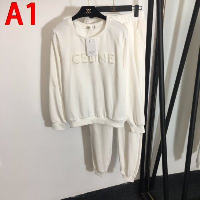 CELINE セリーヌ 上下セット コットン100％肌着