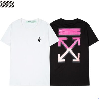 OFF-WHITE オフホワイト ふわふわ生地は肌触りのよい 半袖Tシャツ S*M*L*XL*XXL