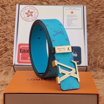 LOUIS VUITTONルイヴィトン 個性的 ベルト 4.0cm