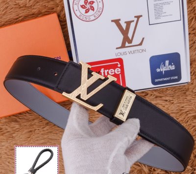 LOUIS VUITTONルイヴィトン ふわふわ生地は肌触りのよい ベルト 4.0cm