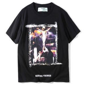 ラックスした雰囲気 半袖Tシャツ 2色可選 これは欲しい 2020最安値 OffWhite オフホワイト