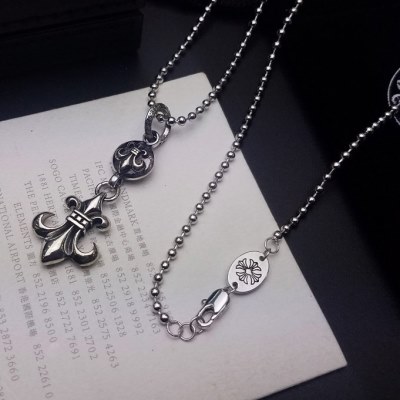 ネックレス CHROME HEARTS クロムハーツ 人気確定 ネックレス 銀メッキ