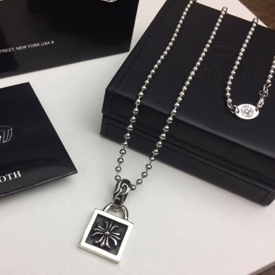 ネックレス CHROME HEARTS クロムハーツ 首胸ロゴ ネックレス 銀メッキ