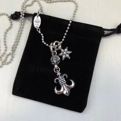 ネックレス CHROME HEARTS クロムハーツ めちゃくちゃお得 ネックレス 銀メッキ