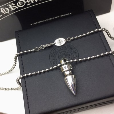ネックレス CHROME HEARTS クロムハーツ 抜群の雰囲気が作れる! ネックレス 銀メッキ