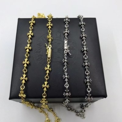 ネックレス CHROME HEARTS クロムハーツ 愛用ブランド ネックレス 銀メッキ