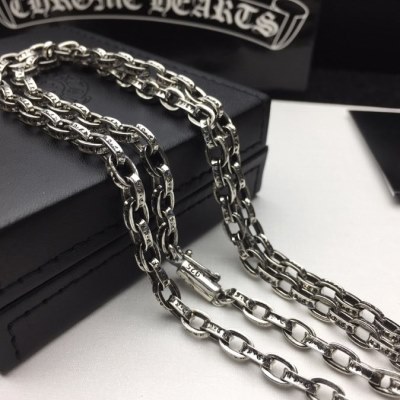 ネックレス CHROME HEARTS クロムハーツ 抜群の雰囲気が作れる! 70cm