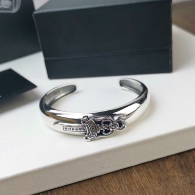 バングル CHROME HEARTS クロムハーツ 魅力的 バングル 銀メッキ