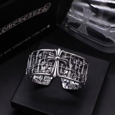 バングル CHROME HEARTS クロムハーツ 最新☆大人気☆話題沸騰 バングル 銀メッキ