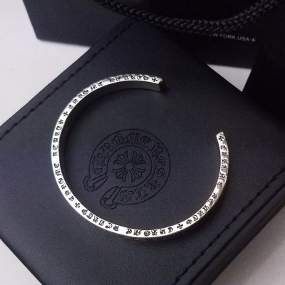 バングル CHROME HEARTS クロムハーツ 人気確定 バングル 銀メッキ