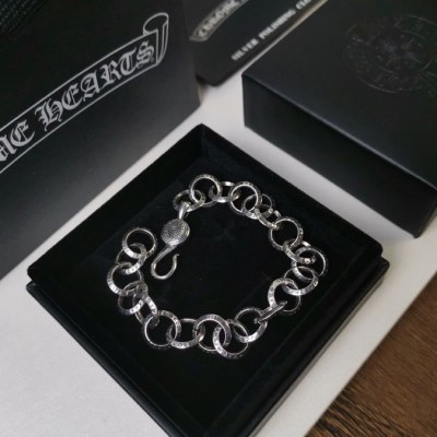 ブレスレット CHROME HEARTS クロムハーツ 今年も人気 ブレスレット 銀メッキ