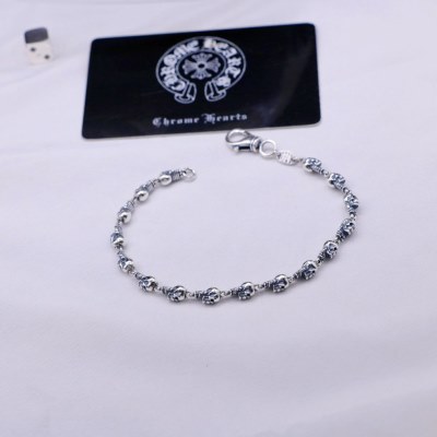 ブレスレット CHROME HEARTS クロムハーツ 首胸ロゴ 16*18*20*22