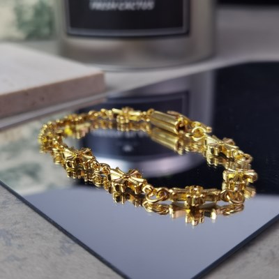 ブレスレット CHROME HEARTS クロムハーツ 値下げ！ ブレスレット 銀メッキ