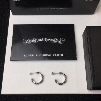 ピアス CHROME HEARTS クロムハーツ 完売必須 ピアス 銀メッキ