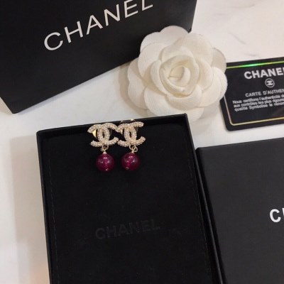 イヤリング CHANEL シャネル 首胸ロゴ イヤリング