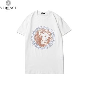 限定アイテム2020ヴェルサーチ Ｔシャツ コピーVERSACEコレクション メンズ トレンドコットンクルーネック白Ｔシャツ