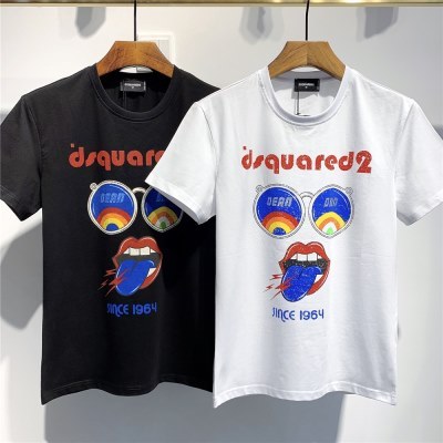 DSQUARED2 ディースクエアード 半袖Tシャツ 抜群の雰囲気が作れる! M...