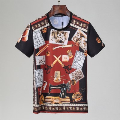 DOLCE＆GABBANA ドルチェ＆ガッバーナ 半袖Tシャツ 大注目国内完売数量限定 M*L*XL*2XL*3XL