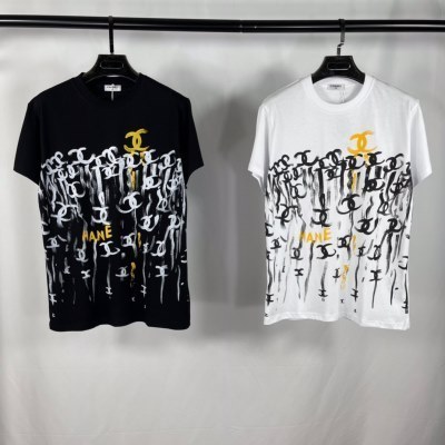 CHANEL シャネル 半袖Tシャツ 足下注目してくれる M*L*XL*2XL