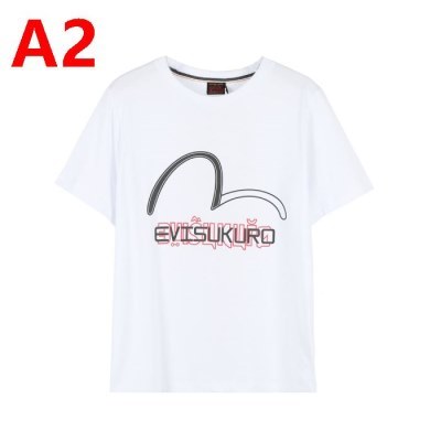 EVISU エヴィス半袖Tシャツ 最新商品即完売必至 M*L*XL*2XL