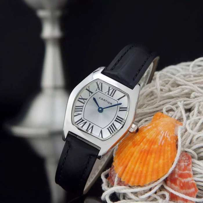 お洒落に魅せる 2020 CARTIER カルティエ 女性用腕時計 2色可選