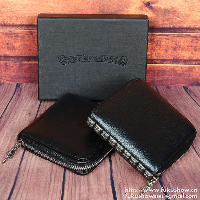 2020 売れ筋のいい クロムハーツ CHROME HEARTS 小銭入れ小銭入れあり フルグレインレザー 男女兼用