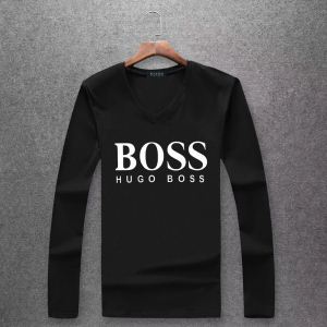 HUGO BOSS 定番品質保証多色可選 長袖Tシャツ主役級のアイテム海外先行発売ヒューゴボス