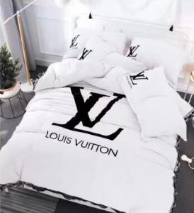 希少価値大 ルイ ヴィトン LOUIS VUITTON 寝具セット 2020秋冬 4点セット 多色可選