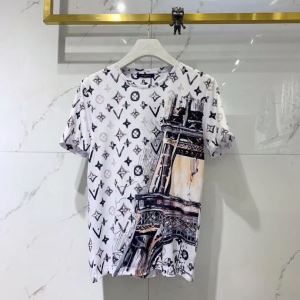 価格も嬉しいアイテム 半袖Tシャツ 手頃価格でカブり知らず ルイ ヴィトン LOUIS VUITTON