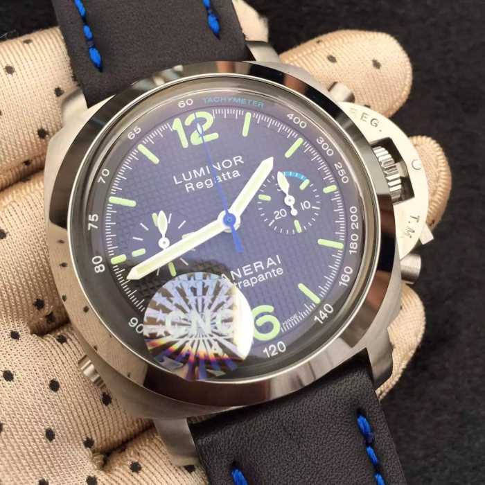超人気美品◆オフィチーネ パネライ OFFICINE PANERAI 7750自動巻き ムーブメント 44mm 男性用腕時計